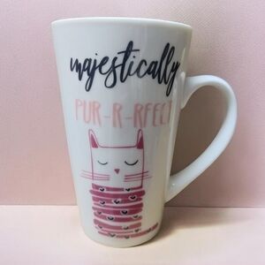 Hazel & Co. Majestically PUR-R-RFECT kitty cat coffee tea mug